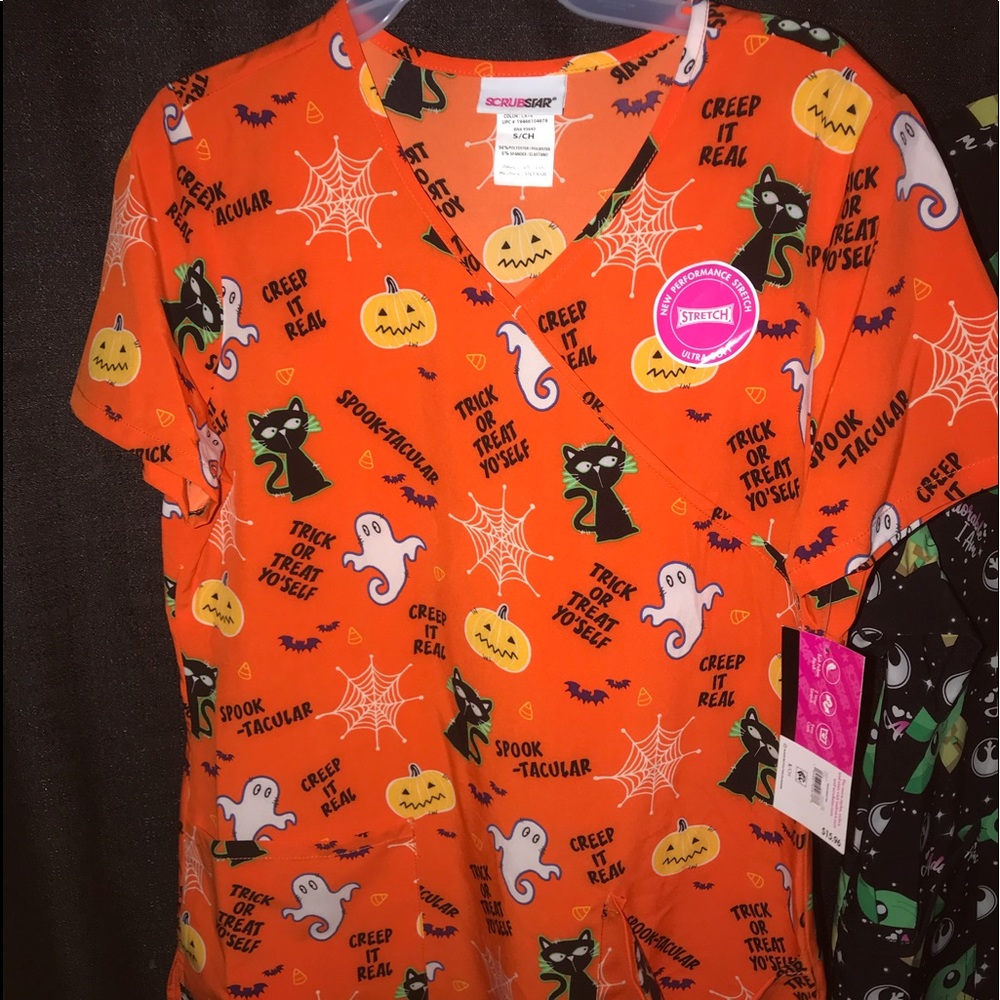 Cute scrub top